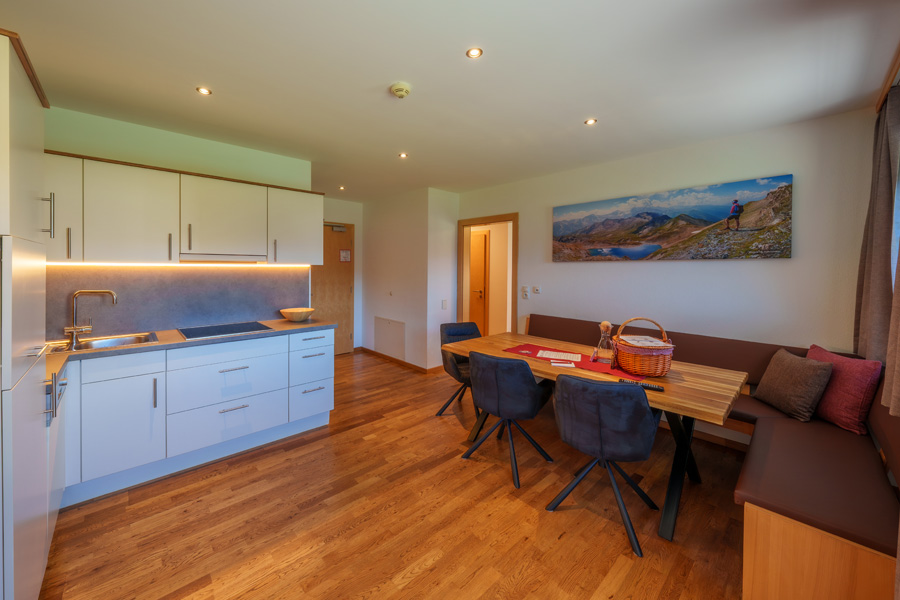 Apartments Egger Tux Hintertux Madseit Küche