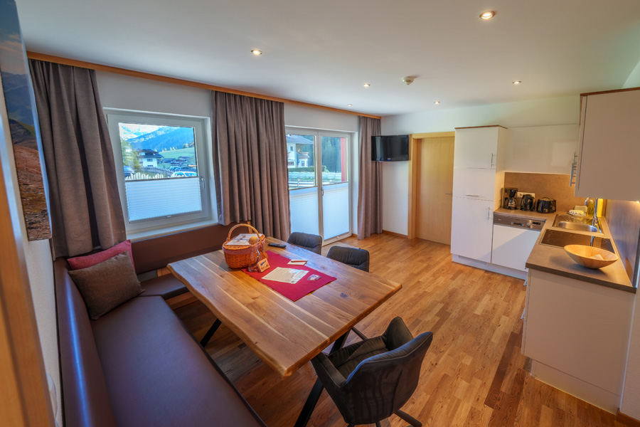 Apartments Egger Tux Hintertux Madseit Küche